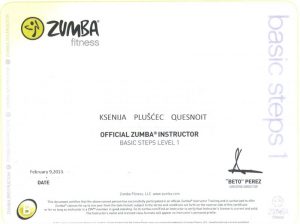 Službena Zumba licenca