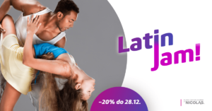 Latin Jam plesni tečaj, upisi s popustom od 20% do 28.12.2022.